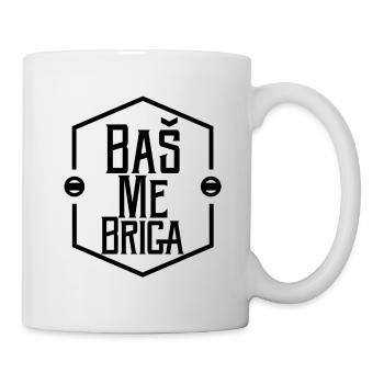 bas me briga - Mug - white - Right