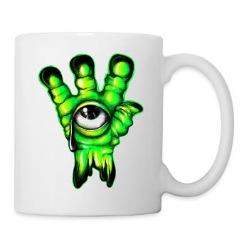 Alien Hand color - Mug - white - Right