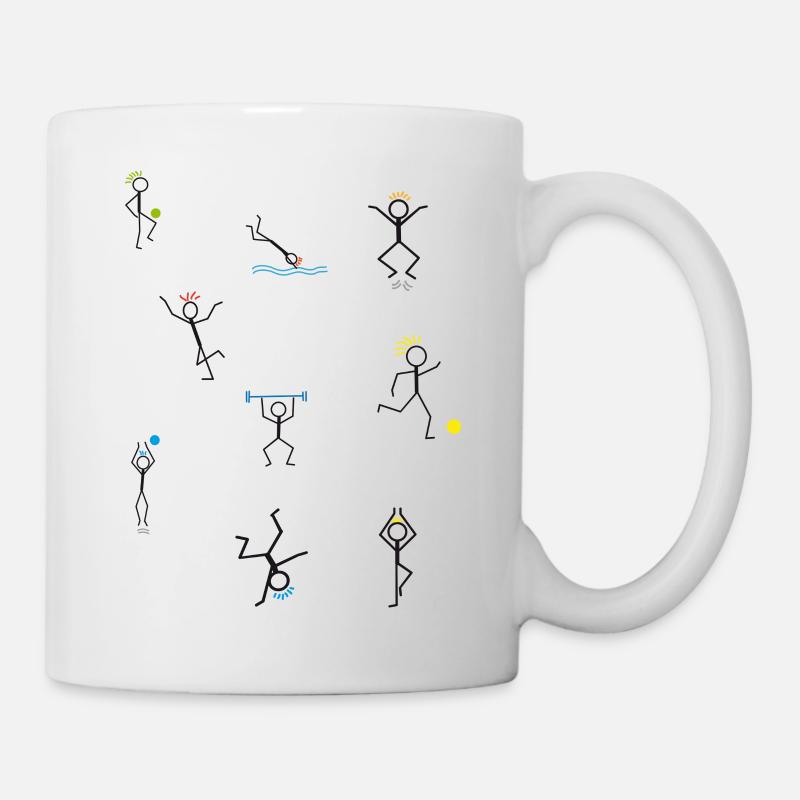 Es lebe der Sport - Tasse - Weiß