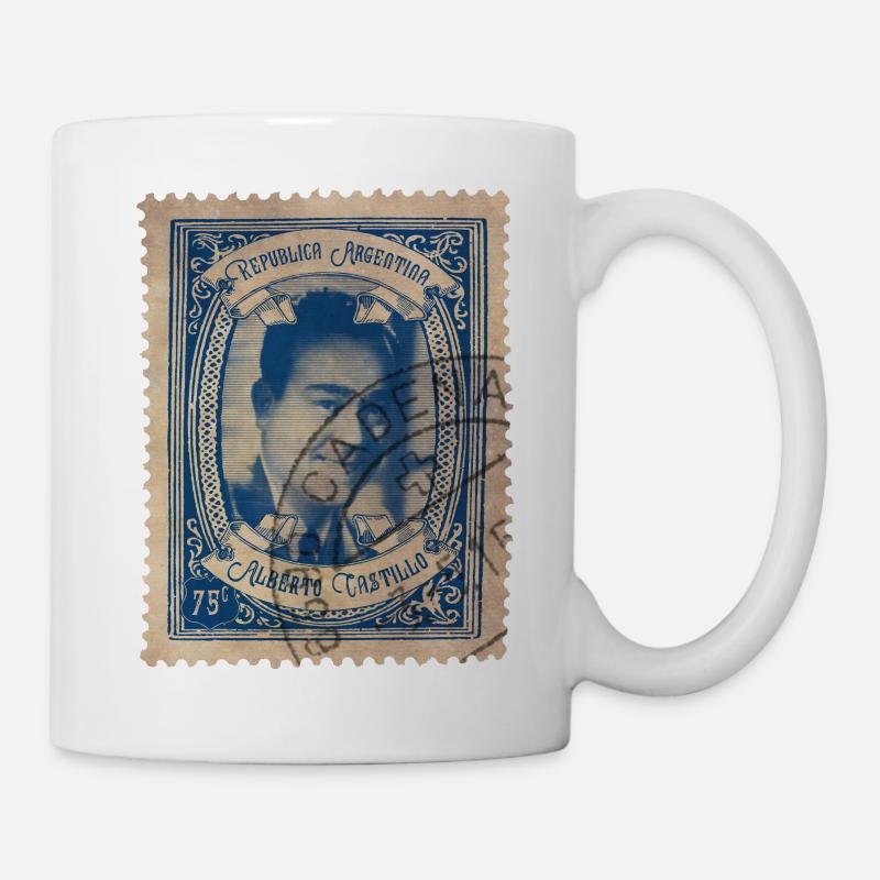 Estampa: Alberto Castillo - Tasse - Weiß