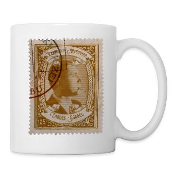Estampas: Carlos Gardel 1 - Tasse - Weiß - Rechts