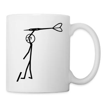 Dart - Tasse - Weiß - Rechts