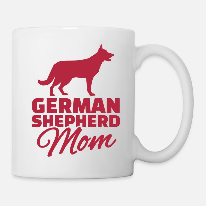 Schäferhund - Tasse - Weiß