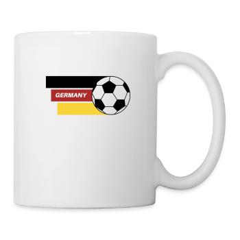 Football allemand - Mug blanc - blanc - Droite
