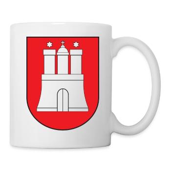 Hamburg - Tasse - Weiß - Rechts