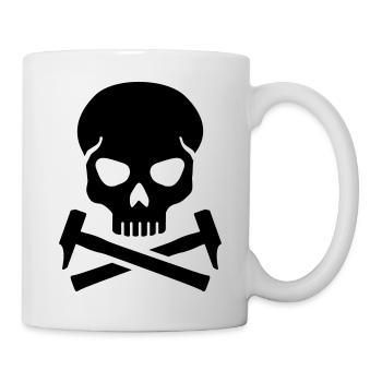 Hammer - Tasse - Weiß - Rechts