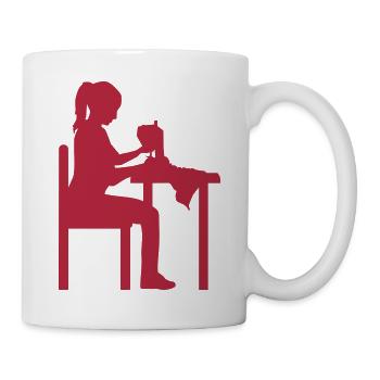 Couture - Mug blanc - blanc - Droite