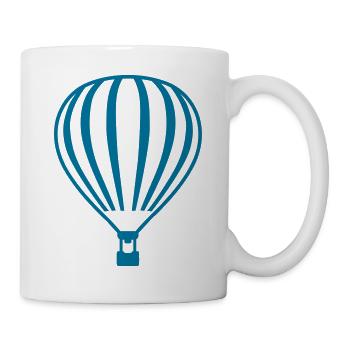 Hot air balloon - Mug - white - Right