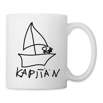 kapitän - Tasse - Weiß - Rechts