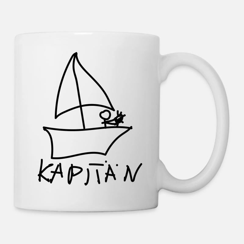kapitän - Tasse - Weiß
