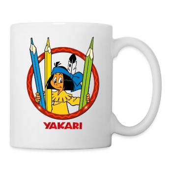Yakari Stifte - Tasse - Weiß - Rechts
