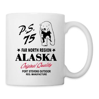 Alaska - Polar Bear - Tasse - Weiß - Rechts