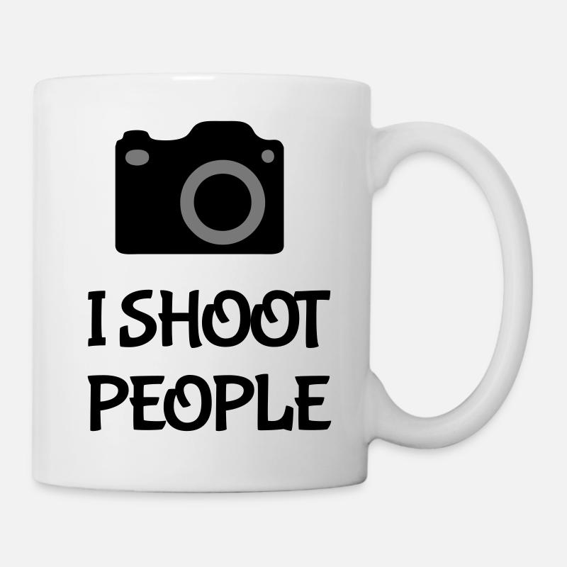 Shoot People - Tasse - Weiß
