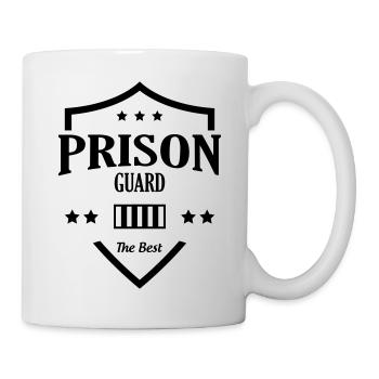 Gardien de prison / Police / Justice / Crime - Mug blanc - blanc - Droite