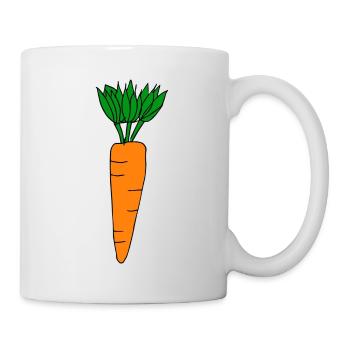 carotte - Mug blanc - blanc - Droite