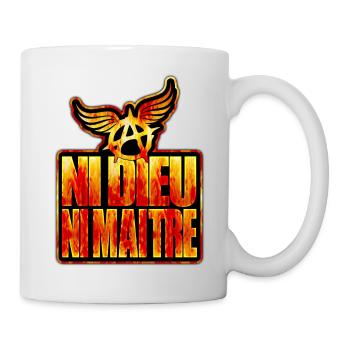 ni dieu ni maître - Mug blanc - blanc - Droite