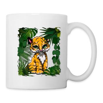 Tiger Baby | Yolo Artwork - Mug - white - Right