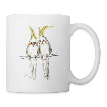cockatiels - Mug - white - Right