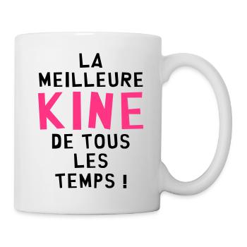 Kiné / Kinesitherapeute / Kinésithérapie / Masseur - Mug blanc - blanc - Droite