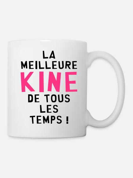 Kiné / Kinesitherapeute / Kinésithérapie / Masseur - Mug blanc - blanc