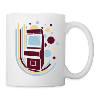 Arcade-Automat (Retro Kreise) - Tasse - Weiß - Rechts