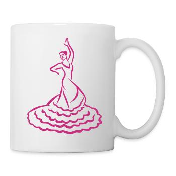 Flamenco - Tasse - Weiß - Rechts