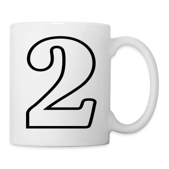 2 - Tasse - Weiß - Rechts
