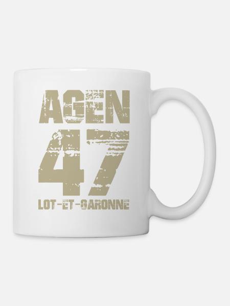 France Aquitaine Lot et Garonne 47 Agen - Mug blanc - blanc