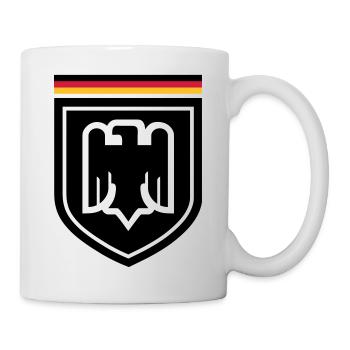 Deutschland Adler Abzeichen 01 - Tasse - Weiß - Rechts