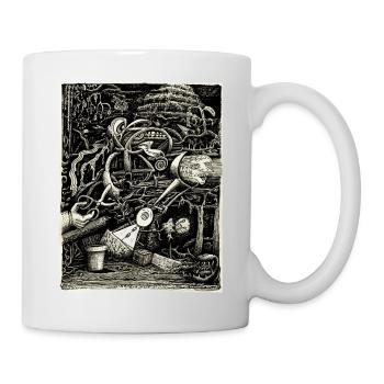 Garten des Wahnsinns - Tasse - Weiß - Rechts