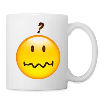Smiley Question mark - Tasse - Weiß - Rechts