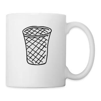 Dustbin - Mug - white - Right