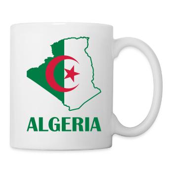 logo algérie - Mug blanc - blanc - Droite
