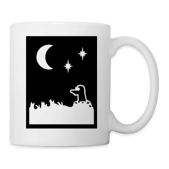 Taupe dans la nuit / Midnight Digger (1c) - Mug blanc - blanc - Droite