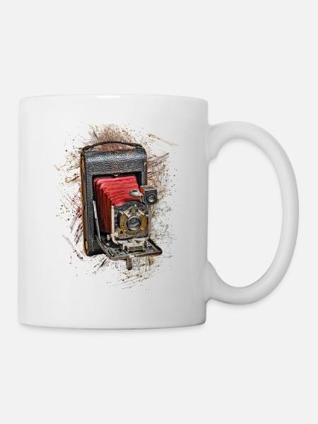 Caméra - Mug blanc - blanc