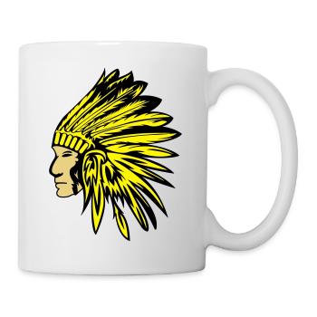 indianer - Tasse - Weiß - Rechts