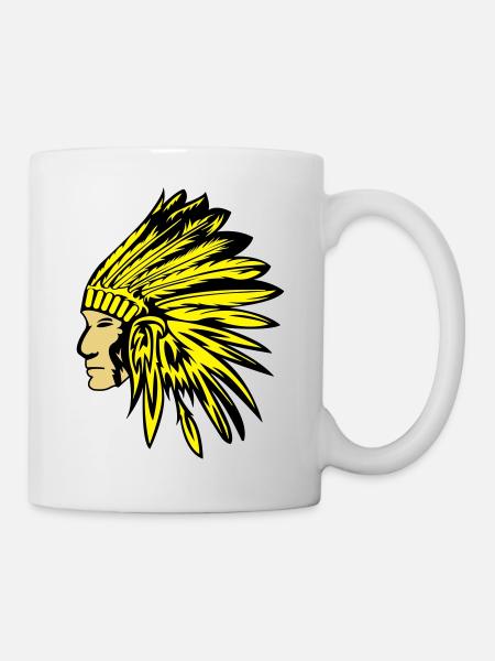 indianer - Tasse - Weiß