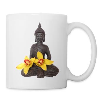 Buddha Buddhism Buddhist Meditation Yoga Zen - Mug - white - Right