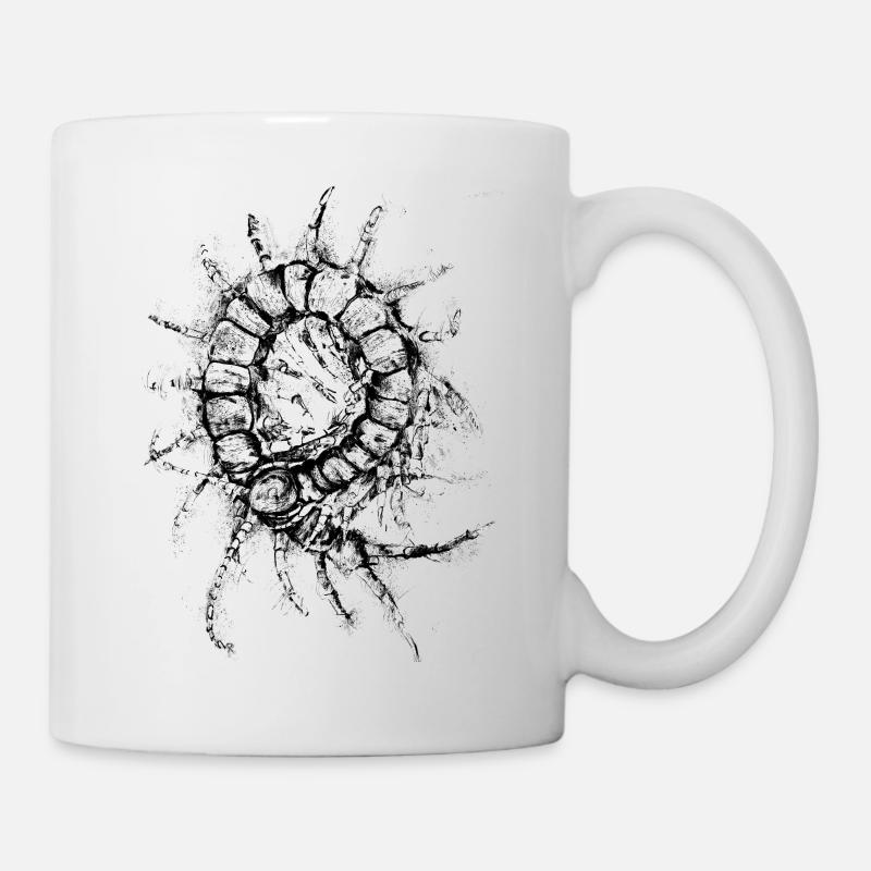 mille-pattes - Mug blanc - blanc