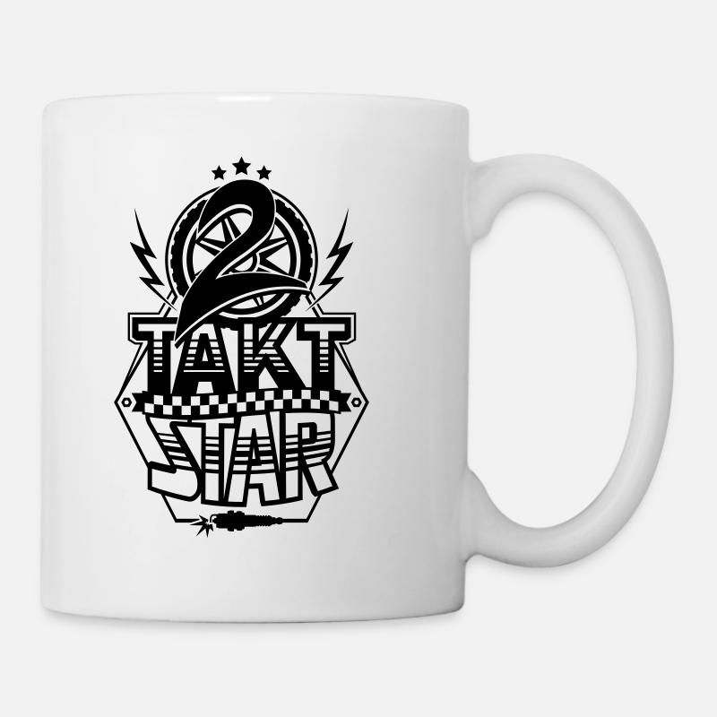 2-Takt-Star / Zweitakt-Star - Tasse - Weiß