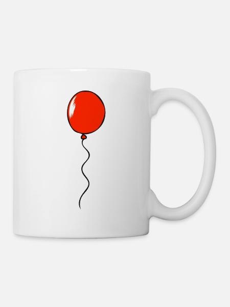 Luftballon - Tasse - Weiß