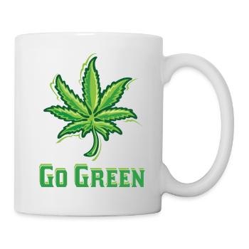 Go Green Legalize Marijuana - Mug - white - Right
