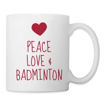Badminton / Badminton Player / Birdie / Sport - Mug - white - Right