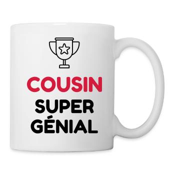 Onkel / Tante / Vetter / Cousin / Kusine - Tasse - Weiß - Rechts