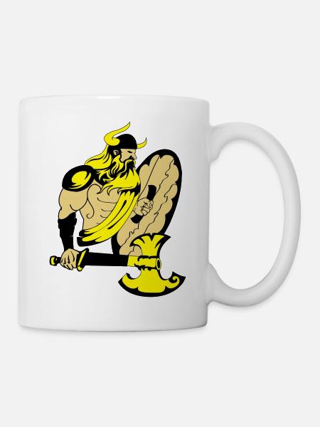 wikinger - Tasse - Weiß