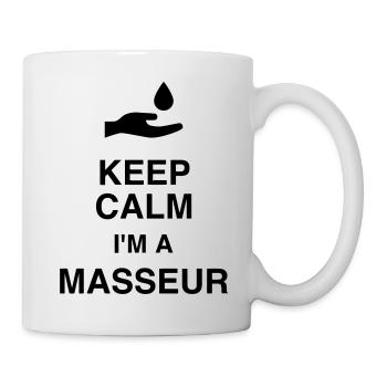 Massage Masseur Masseuse Work Job Travail - Mug - white - Right