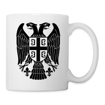 Serbien Adler - Tasse - Weiß - Rechts
