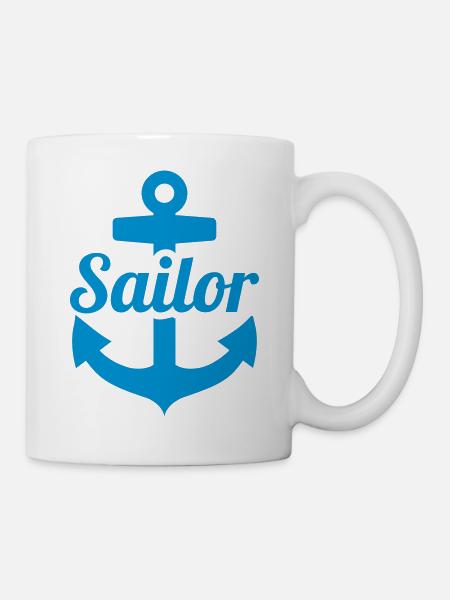 Matrose - Tasse - Weiß