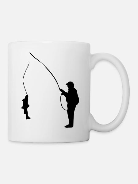 Angeln - Angeln - Fishing - Fisherman - Tasse - Weiß