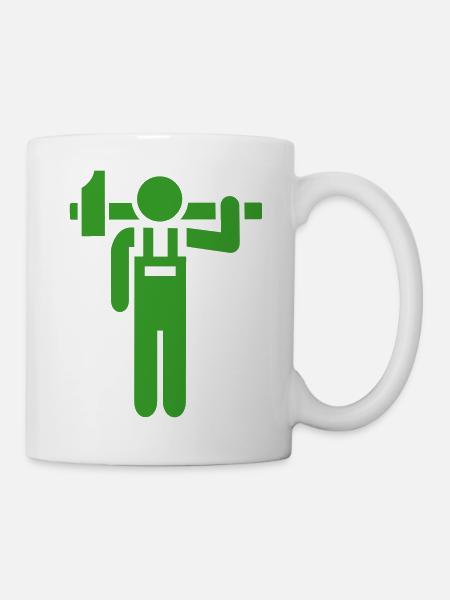 Handwerker - Tasse - Weiß